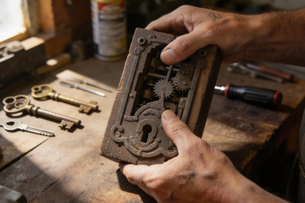 Como abrir una cerradura antigua sin cargartela Cerrajero Vigo 24 horas Urgente Y Rapido